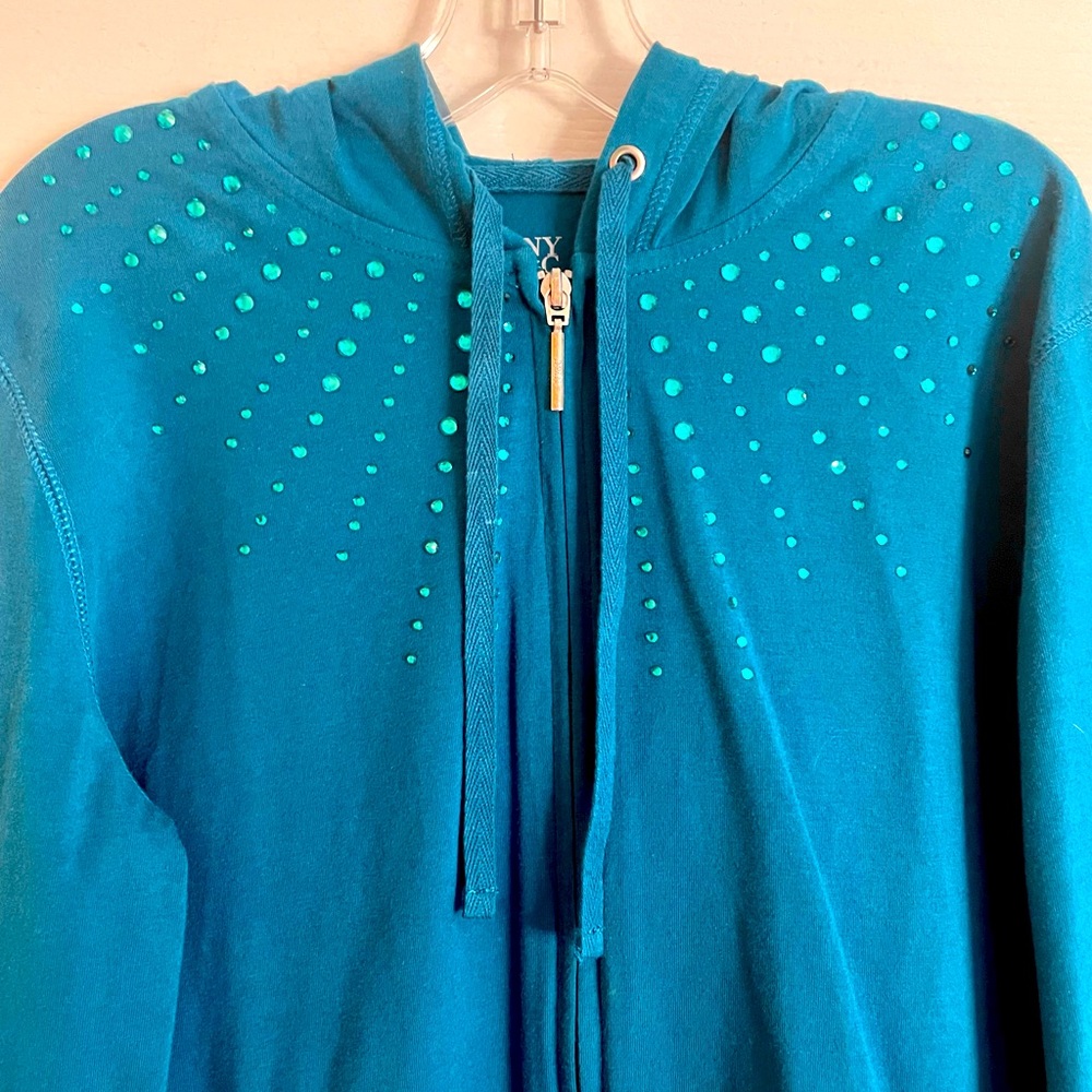 Teal Women’s Zip Up Jacket